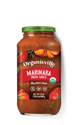 Organicville Gluten Free Pizza Sauce (Pack of 6 - 15.5 Oz.)