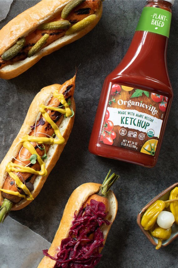 Grilled Carrot Dogs