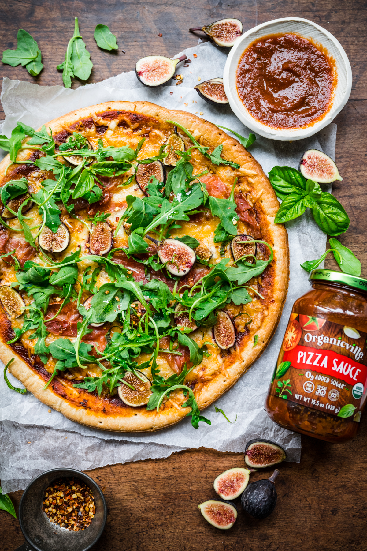 Arugula Fig Prosciutto Pizza Recipe