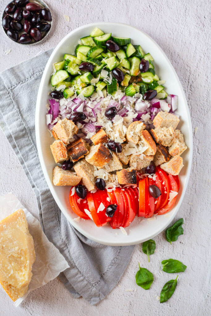 Italian Panzanella Salad Recipe - Italian Vinaigrette